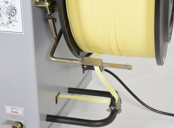 Vestil Steel Automatic High Speed Strapping Machine 23-1/8 In. x 48-3/8 In. x 58 In. Gray