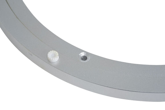 Vestil Aluminum Mini Carousels 500 Lb. Capacity Silver