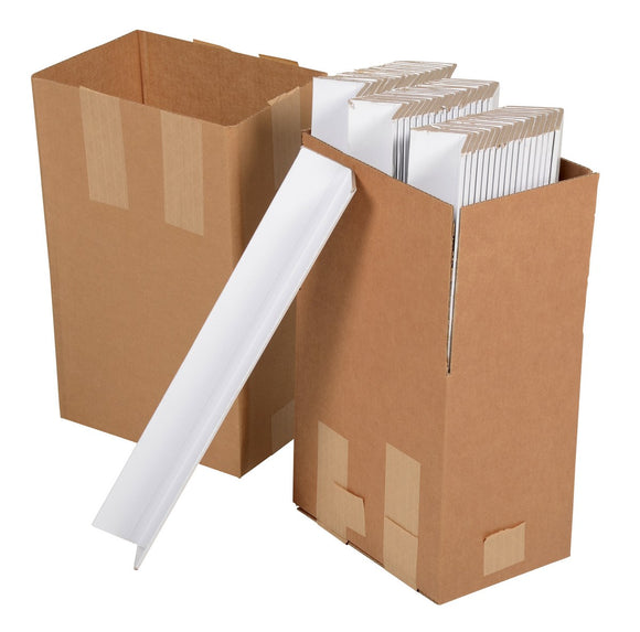 Vestil Cardboard Cargo Edge Protector 50 Pieces 24 In. White