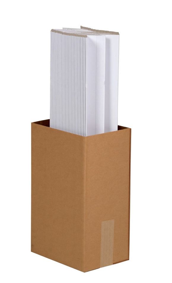 Vestil Cardboard Cargo Edge Protector 50 Pieces 36 In. White