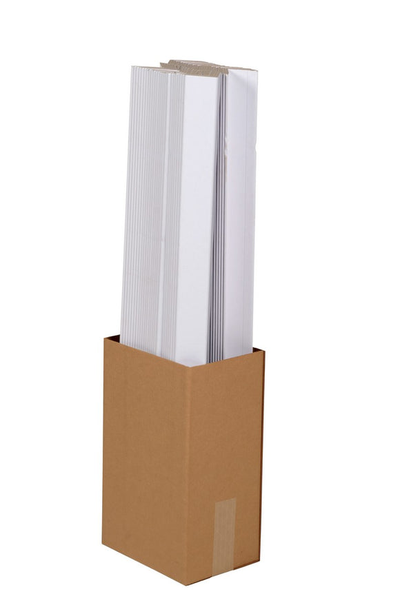 Vestil Cardboard Cargo Edge Protector 50 Pieces 48 In. White