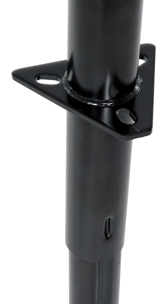 Vestil Steel Top Crank Trailer Jack 5 In. x 9-3/4 In. x 26 In. 2000 Lb. Capacity Black