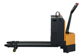 Vestil Steel Fully Powered Electric Pallet Truck 20 In. x 48 In. 4,500 Lb. Capacity Black