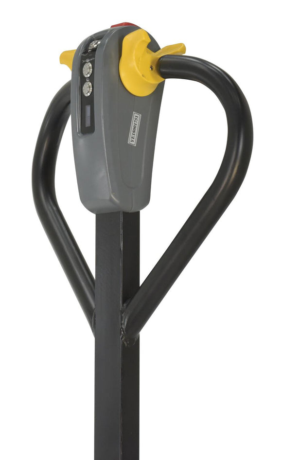 Vestil Steel Fully Electric Pallet Truck 27 In. x 48 In. 3000 Lb. Capacity Blue