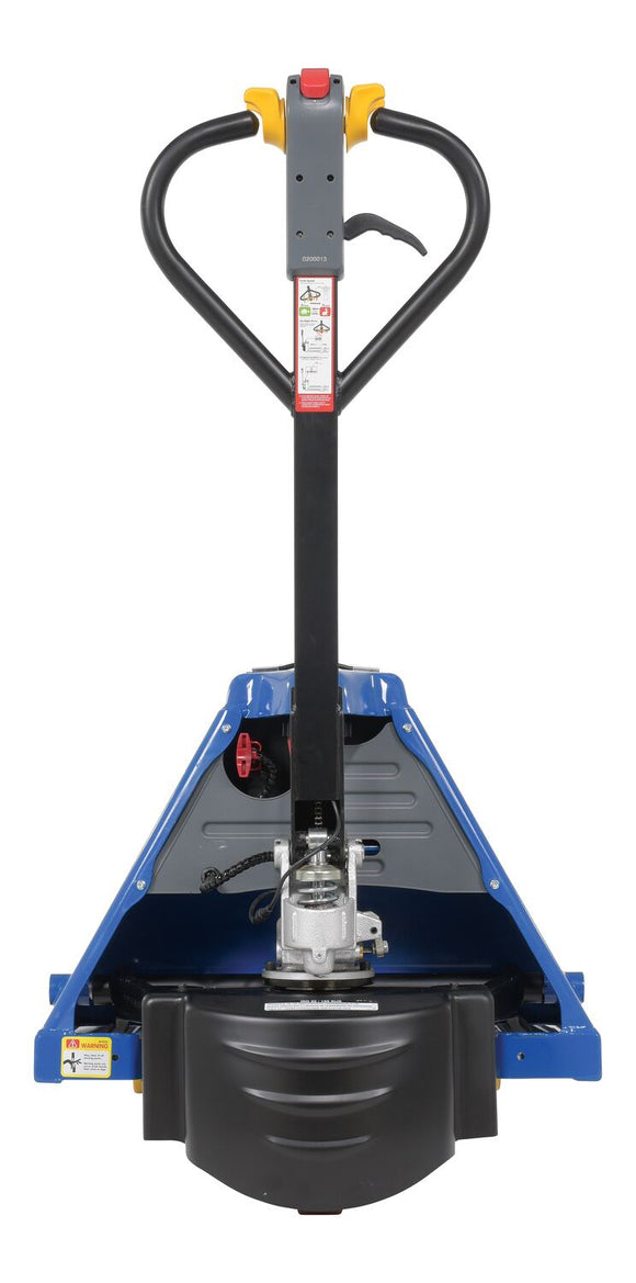 Vestil Steel Semi Electric Pallet Jack 27 In. x 48 In. 4000 Lb. Capacity