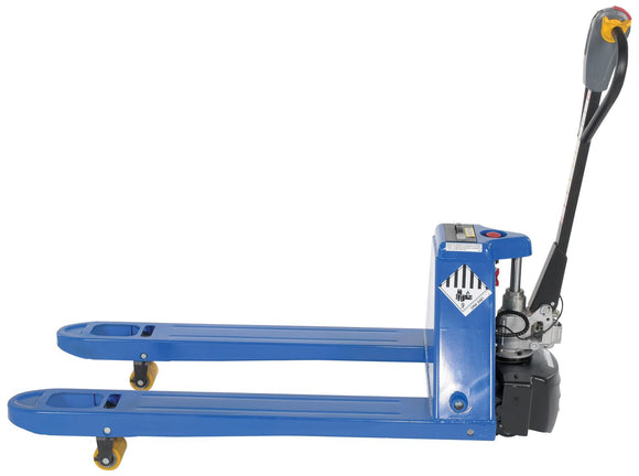 Vestil Steel Semi Electric Pallet Jack 27 In. x 48 In. 4000 Lb. Capacity