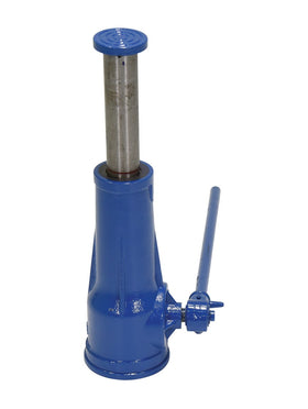 Vestil Steel Mechanical Screw Jack 6-7/8 In. x 6-1/8 In. x 25-1/16 In. 20,000 Lb. Capacity Blue