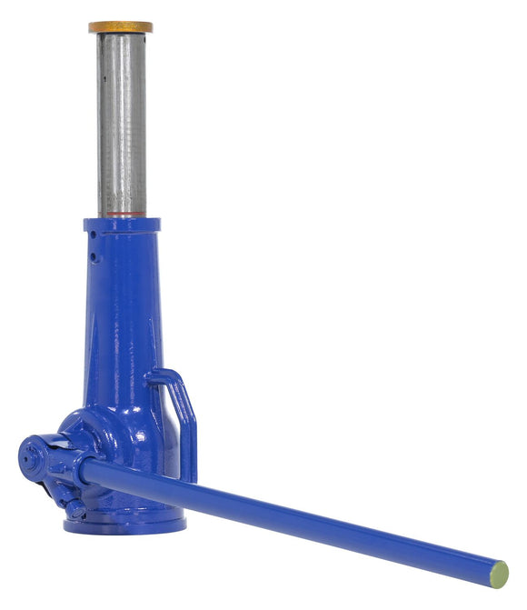 Vestil Steel Mechanical Screw Jack 8-7/16 In. x 6-5/16 In. x 35-3/4 In. 40,000 Lb. Capacity Blue