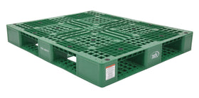 Buy green Vestil High Density Polyethylene Pallet 39-1/2 In. x 47-3/8 In. x 6 In. 8000 Lb. Capacity
