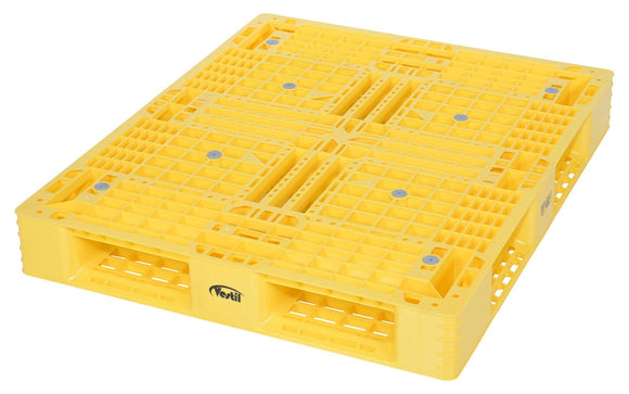 Vestil High Density Polyethylene Pallet 39-1/2 In. x 47-3/8 In. x 6 In. 8000 Lb. Capacity