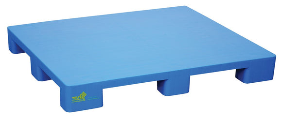 Vestil High Density Polyethylene Hygienic Rackable Pallet/Skid 39 In. x 46-7/8 In. x 5-1/2 In. 8,800 Lb. Floor Capacity Blue