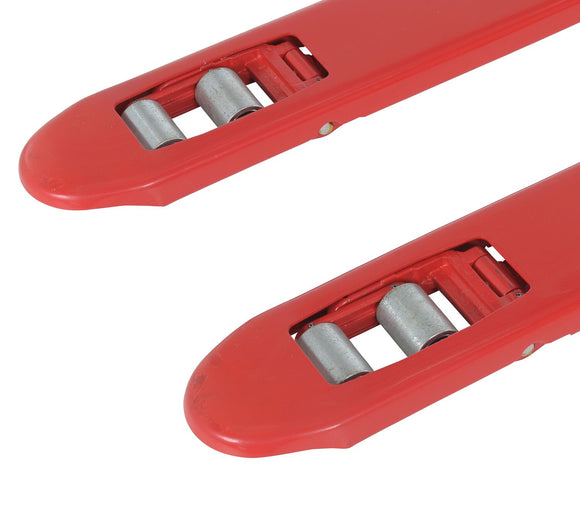 Vestil Low Profile Steel Pallet Jacks 4000 Lb Capacity Red