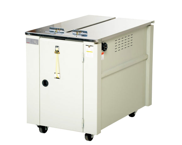 Vestil Steel Semi-Automatic Strapping Machine 23 In. x 35-1/2 In. x 30 In. Cream