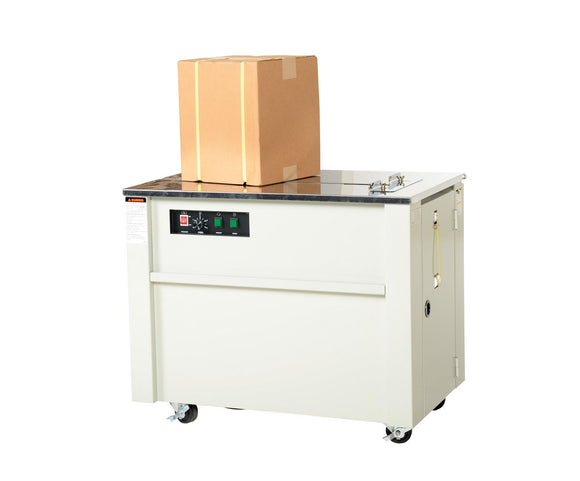 Vestil Steel Semi-Automatic Strapping Machine 23 In. x 35-1/2 In. x 30 In. Cream