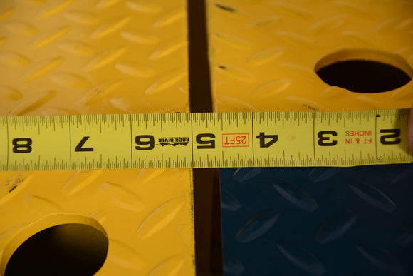 Vestil Low Profile Scale 78 In. x 78 In. x 3-1/2 In. 5,000 Lb. Capacity Yellow