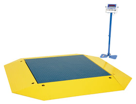 Vestil Low Profile Scale 78 In. x 78 In. x 3-1/2 In. 5,000 Lb. Capacity Yellow