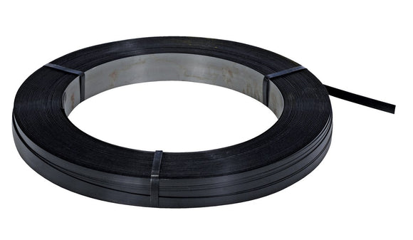 Vestil Steel Strapping 3/4 In. 1,960 Ft. 22-1/2 In. x 22-1/2 In. x 3 In. Black