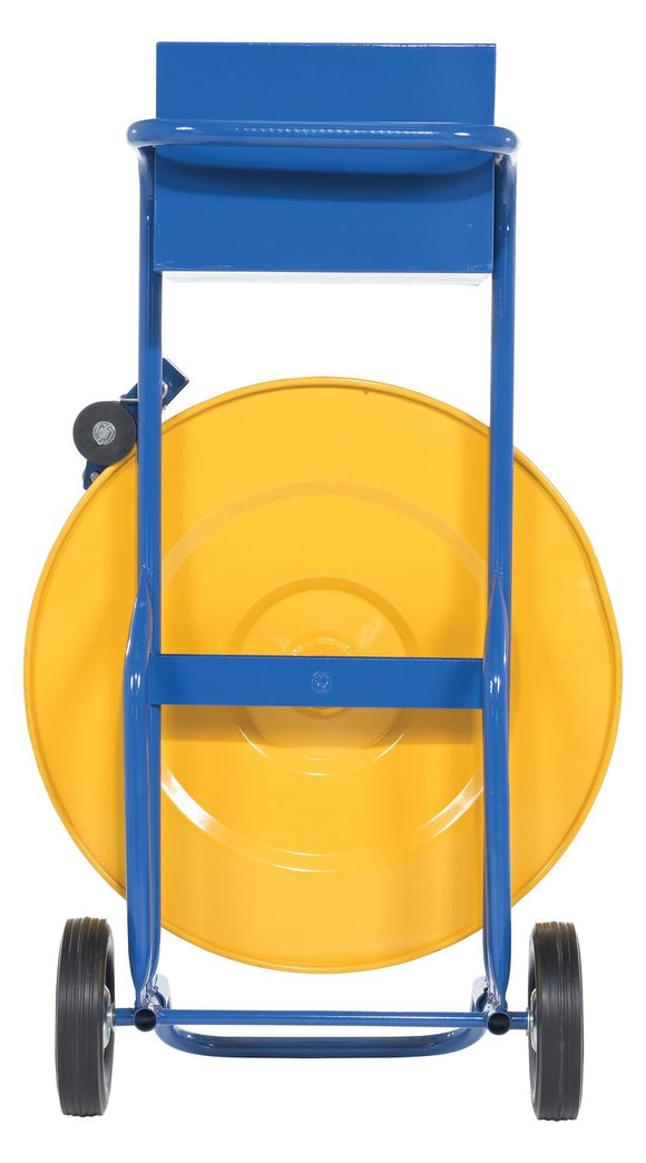 Vestil Steel Heavy Duty Strapping Cart 22-5/16 In. x 25 In. x 41-5/16 In. Blue / Yellow