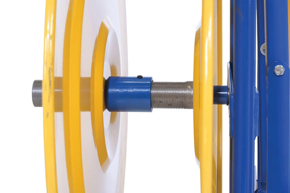 Vestil Steel Wall Mounted Strapping Cart Yellow