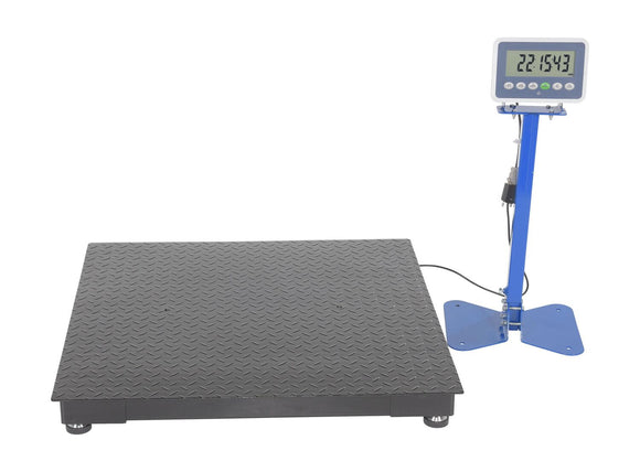 Vestil Steel Low Profile Floor Scale 4,000 Lb. Capacity Black