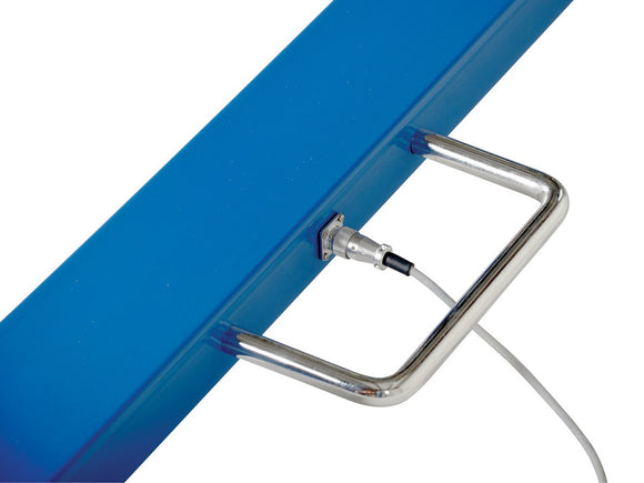 Vestil Steel Heavy-Duty U Shape Platform Scale 6,000 Lb. Capacity Blue