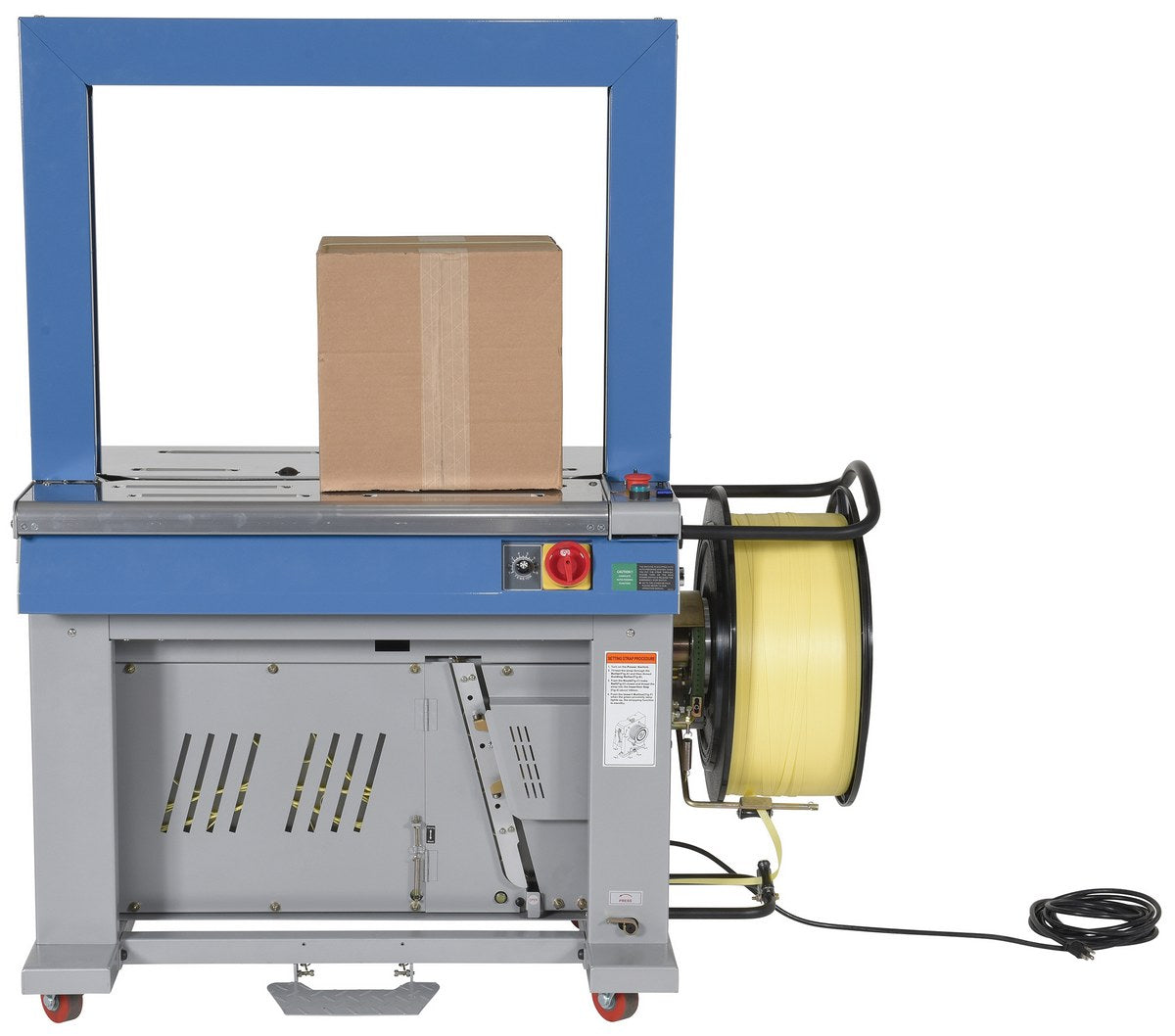 Vestil Steel Automatic High Speed Strapping Machine 23-1/8 In. x 48-3/8 In. x 58 In. Gray