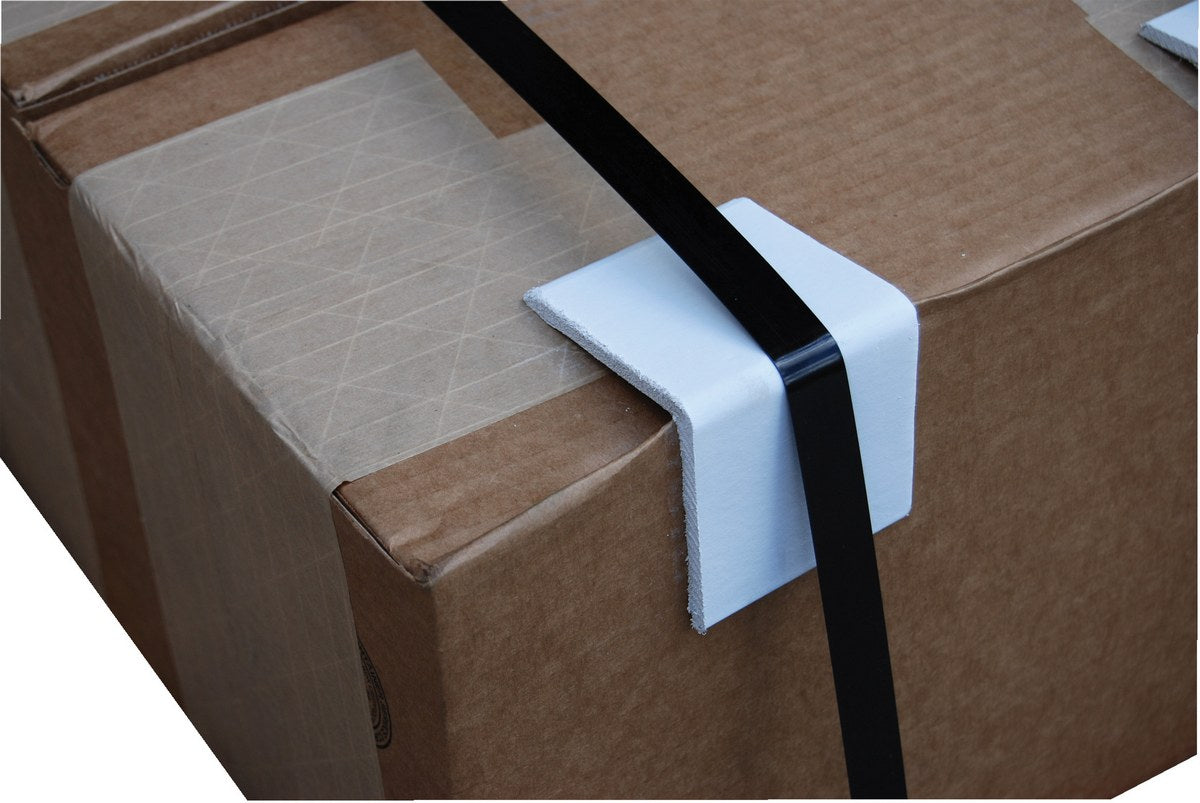 Vestil Cardboard Cargo Edge Protector 200 Pieces 3 In. White - 0