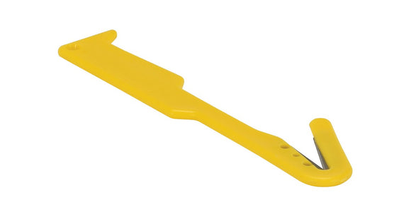 Vestil Plastic Cutter For Thick Material 8 In. x 1/4 In. x 1-7/8 In. Yellow