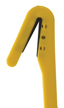 Vestil Plastic Cutter For Thick Material 8 In. x 1/4 In. x 1-7/8 In. Yellow-3