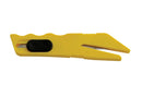 Vestil Plastic Double Ended Cutter 5-1/2 In. x 1/4 In. x 1-1/4 In. Yellow-1