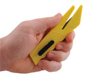 Vestil Plastic Double Ended Cutter 5-1/2 In. x 1/4 In. x 1-1/4 In. Yellow-3