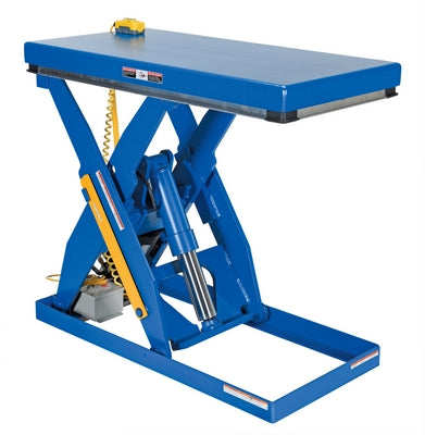 Vestil Steel Electric Hydraulic Lift Table Blue
