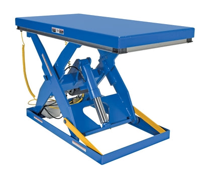 Vestil Steel Electric Hydraulic Lift Table Blue