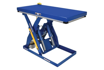 Vestil Steel Electric Hydraulic Lift Table Blue