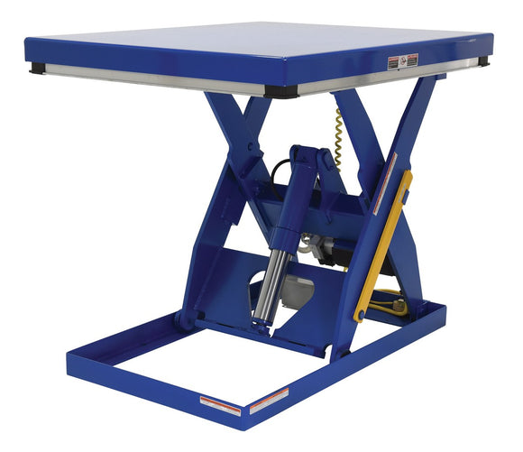 Vestil Steel Electric Hydraulic Lift Table Blue