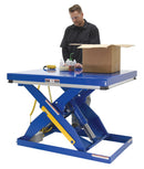 Vestil Steel Electric Hydraulic Lift Table Blue-1