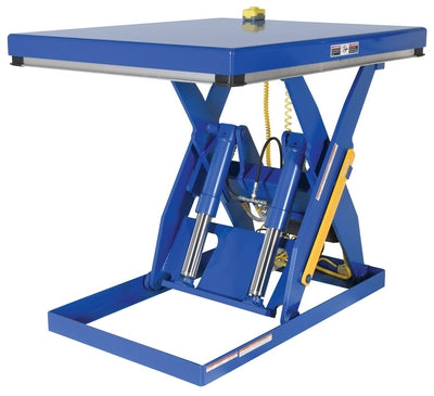 Vestil Steel Electric Hydraulic Lift Table Blue