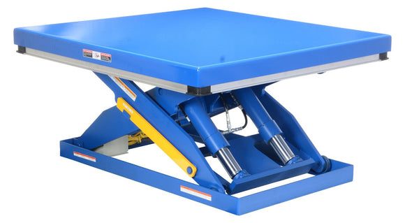 Vestil Steel Electric Hydraulic Lift Table Blue