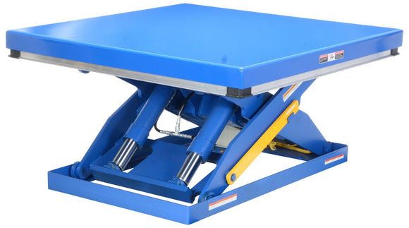Vestil Steel Electric Hydraulic Lift Table Blue
