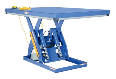 Vestil Steel Electric Hydraulic Lift Table Blue