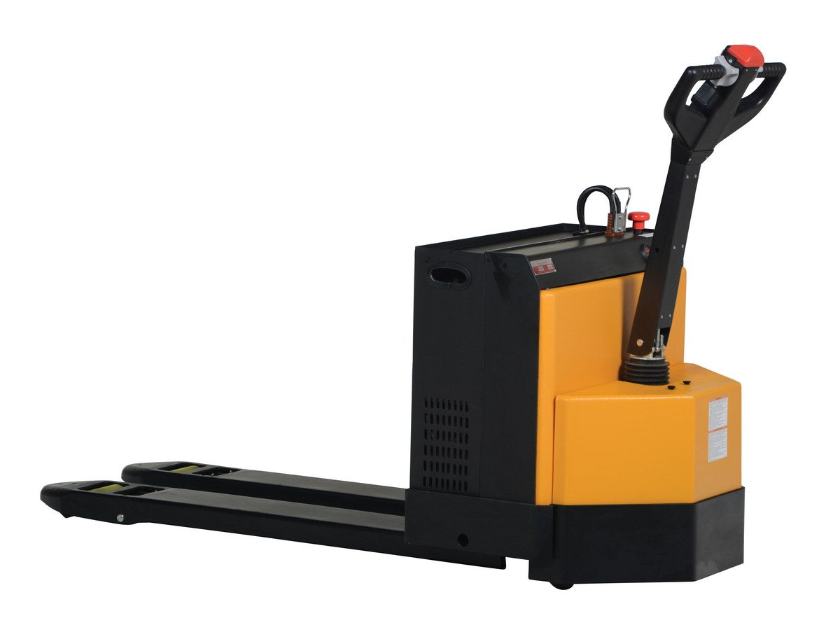 Vestil Steel Fully Powered Electric Pallet Truck 20 In. x 48 In. 4,500 Lb. Capacity Black