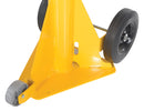 Vestil Steel Hydraulic Beam Trailer Stabilizing Jack 100,000 Lb. Static Capacity Yellow-4