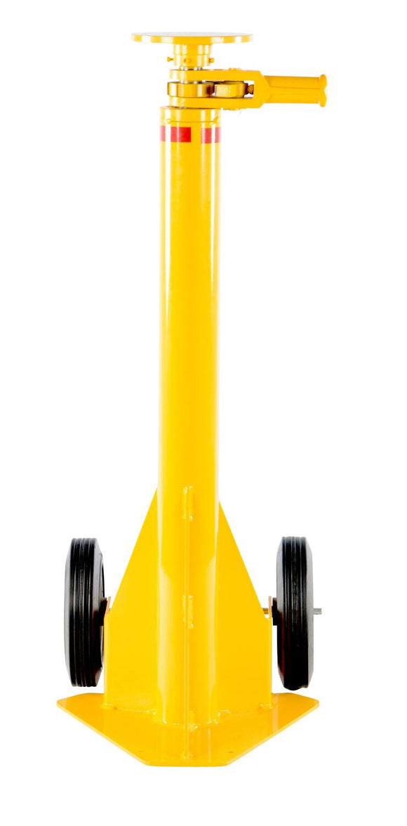 Vestil Steel Ratchet Trailer Stabilizing Jack 40,000 Lb. Lifting Capacity Yellow