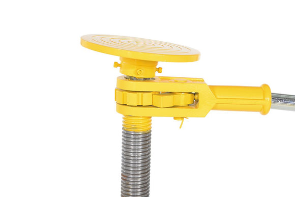 Vestil Steel Trailer Stabilizing Ratchet Jack 26-5/8 In. x 17-5/8 In. x 39 In. 40,000 Lb. Capacity Yellow