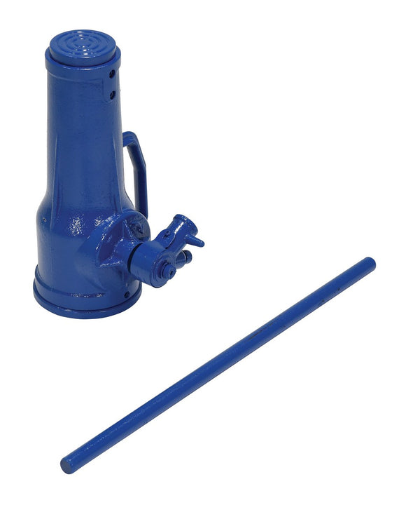 Vestil Steel Mechanical Screw Jack 6-7/8 In. x 6-1/8 In. x 25-1/16 In. 20,000 Lb. Capacity Blue
