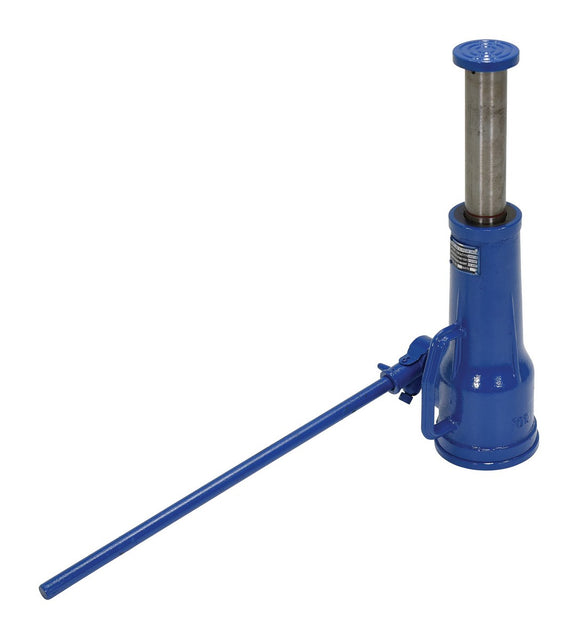 Vestil Steel Mechanical Screw Jack 6-7/8 In. x 6-1/8 In. x 25-1/16 In. 20,000 Lb. Capacity Blue