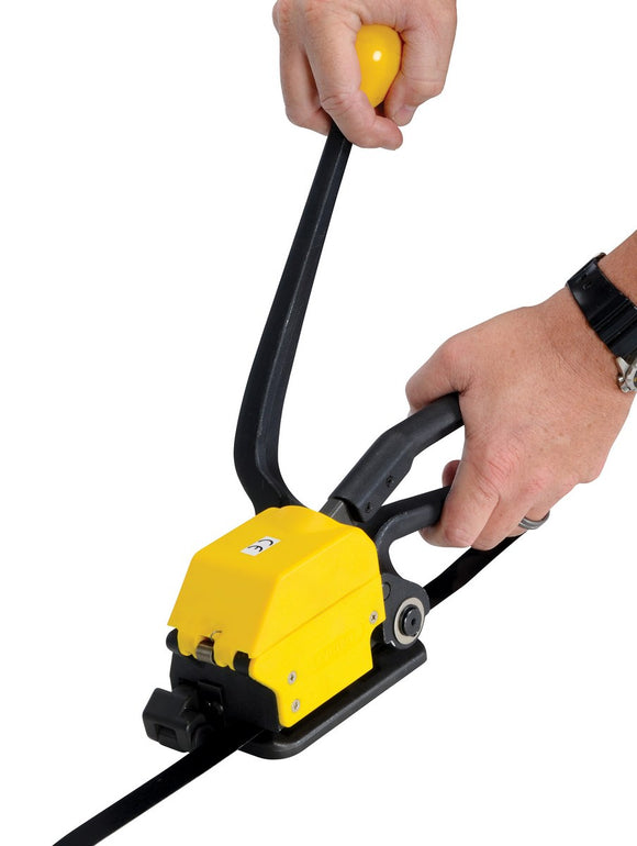 Vestil Cast Aluminum Steel Strapping Tensioner/Sealer/Cutter 1/2 In. to 3/4 In. Yellow/Black