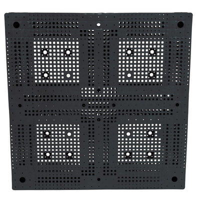 Vestil High Density Polyethylene Standard Rackable Pallet/Skid 47-1/4 In. x 47-1/4 In. x 6 In. 22,000 Lb. Floor Capacity Black - 0