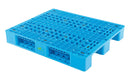 Vestil High Density Polyethylene Stackable Pallet/Skid with Reinforcing Steel Tubes 39-1/4 In. x 47-1/8 In. x 6 In. 13,200 Lb. Static Floor Capacity Blue-2