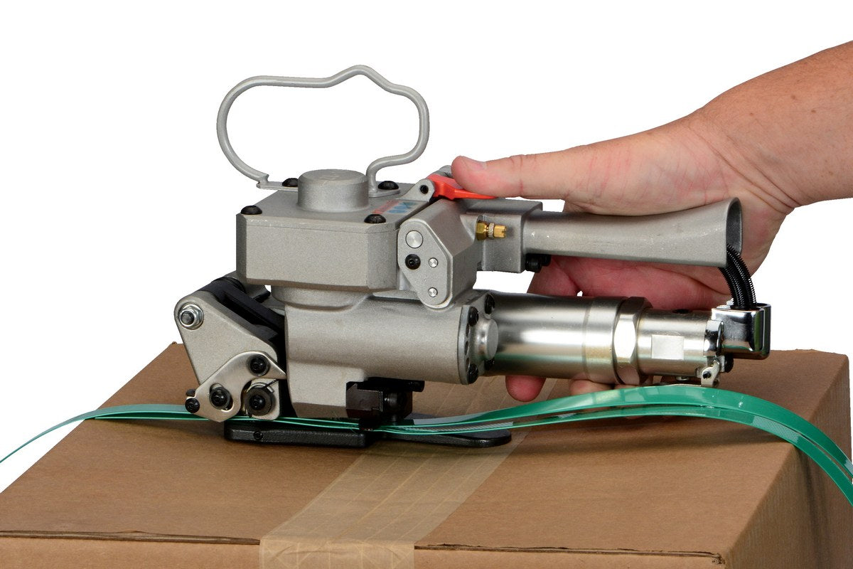 Vestil Pneumatic Polyester Strap Sealer 100 PSI Maximum Silver